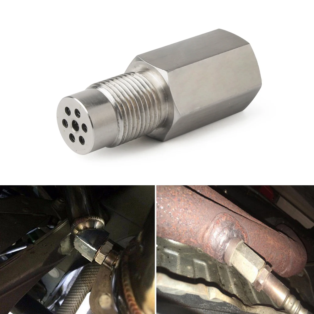 High Quality Mini Catalytic Converter With Built-in M18X1.5 Catalytic Converter 304 Stainless Steel 6*2.5*2.5cm O2 Sensor