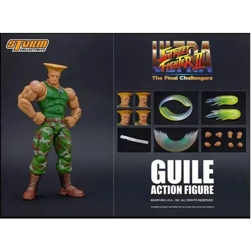 

In Stock High Quality 1/12 Street Fighter Ken Anime Action Figures Figurine Collection Ornament Statue Model Toys Gifts