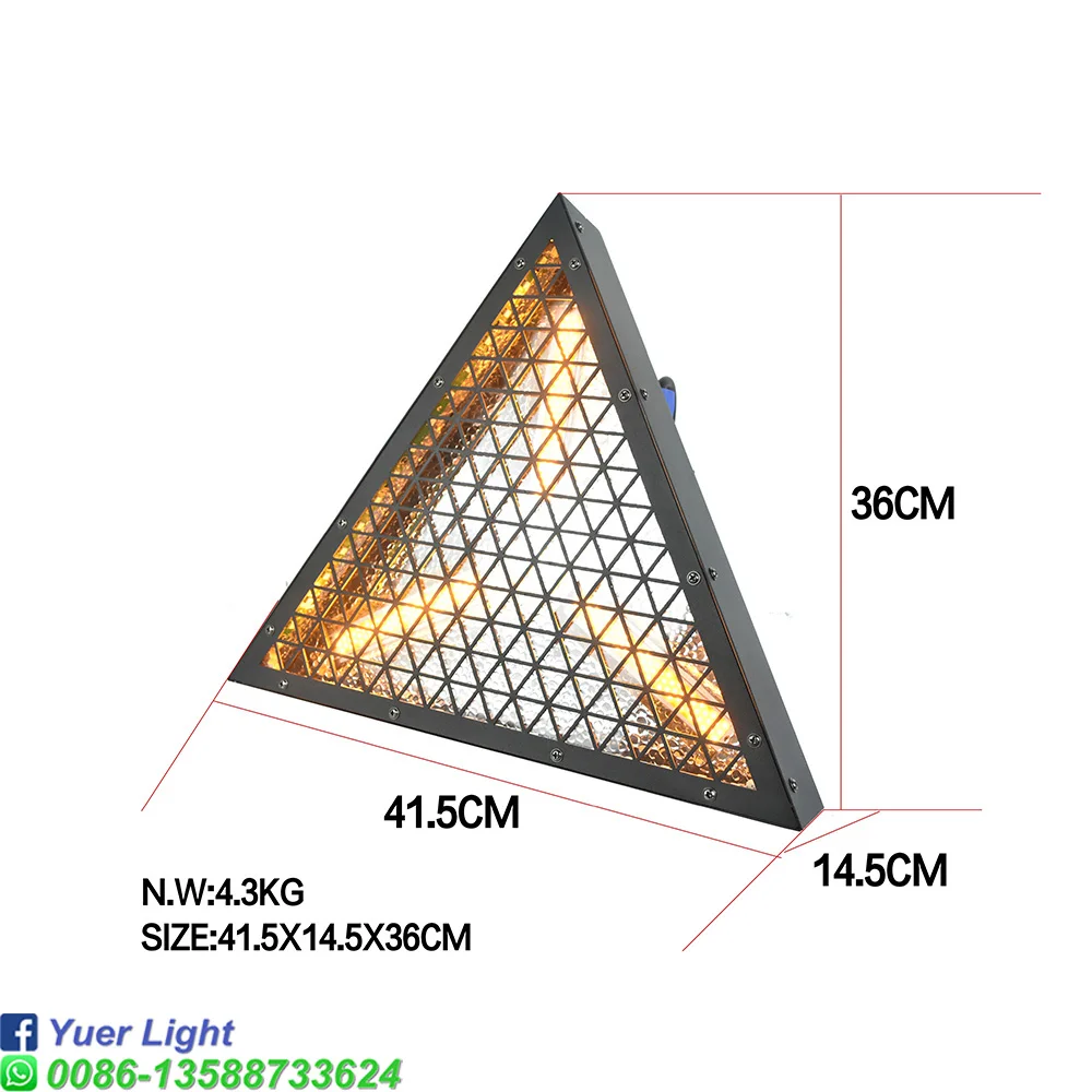 Luz de palco multifuncional, potência de 200W, COB e RGB LED, controlo DMX512, ideal para eventos e espetáculos, performances de palco