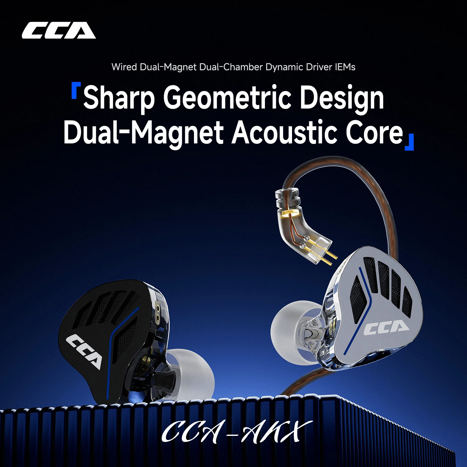 Audiophile Headphone Wired - CCA-akx canlı izleme kablolı kulak içi