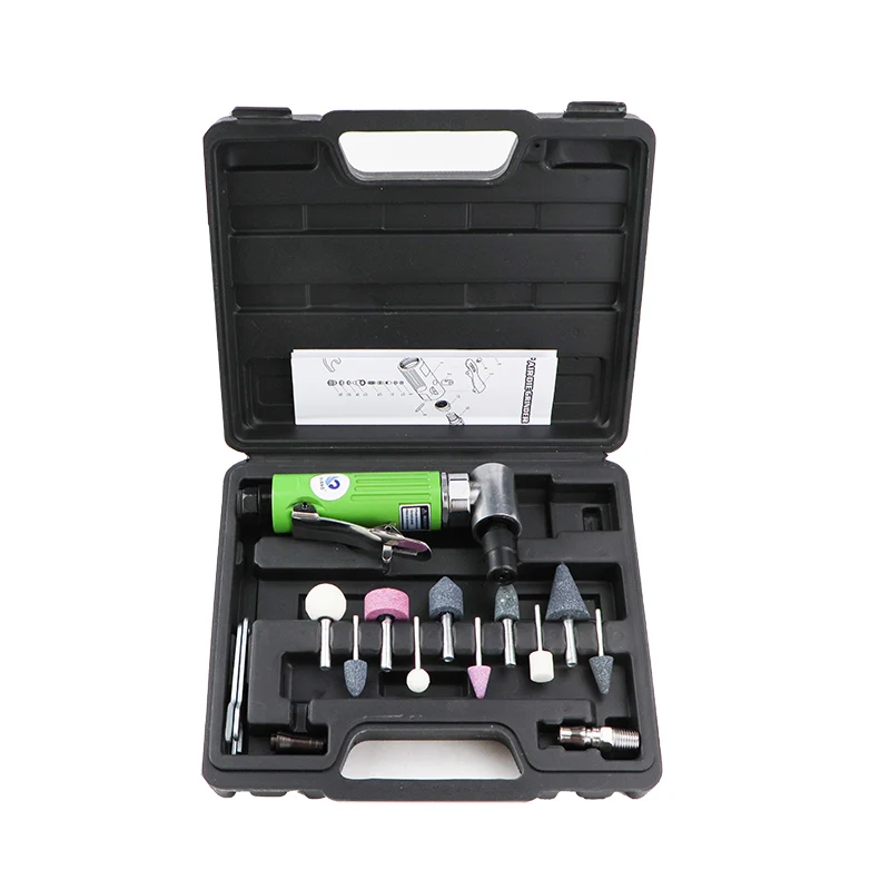 SUBAO 612 pneumatic right-angle engraving and grinding machine plastic box set grinding, polishing and deburring tool
