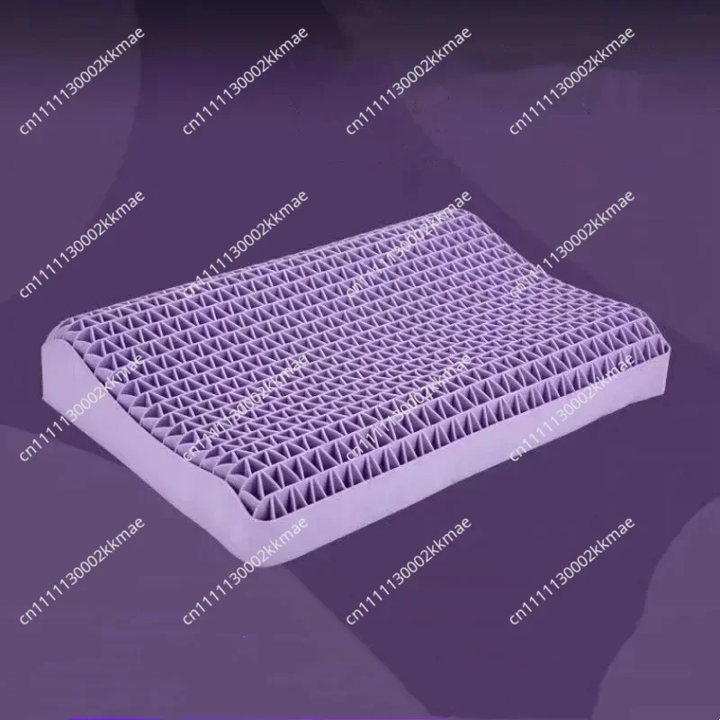 Atmungsaktives Pektin-Kissen mit Luftschicht aus TPE, waschbar, druckentlastendes Nackenkissen aus Latex für Erwachsene