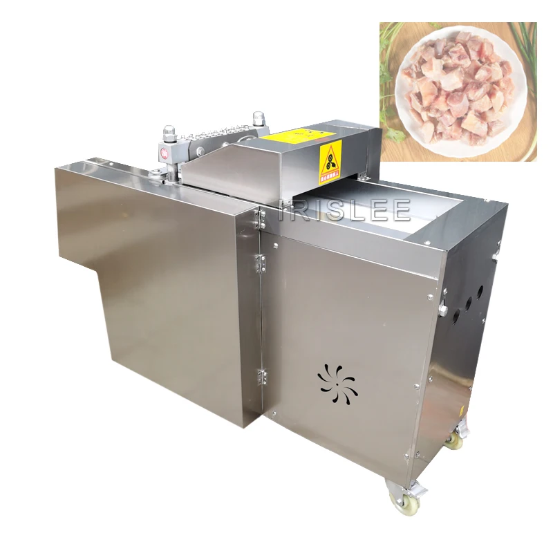 

Frozen Pork Steak Fish Chicken Strip Meat Cutting Machine Dicing Meat Blocks Machine