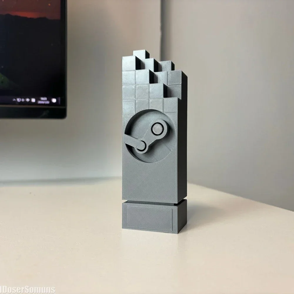 Computer Desktop 3D Printed Stem Game Trophy Ornament Ornament Toys Trophy Creative Simple Study Room Desktop Ornament