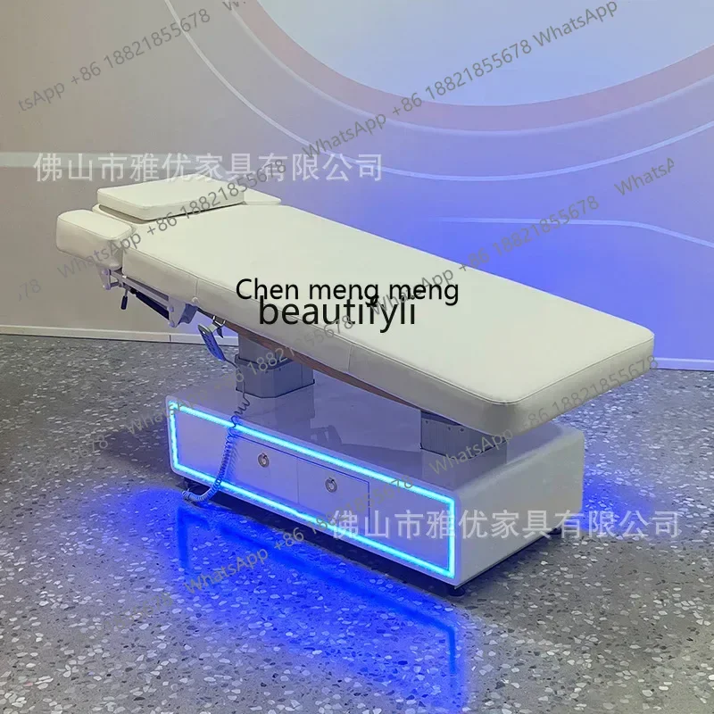 X 32 High-end electric beauty bed, spa massage treatment bed for beauty salons, lifting medical beauty facial bed