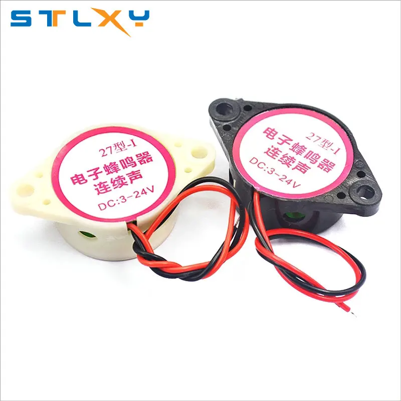 SFM-27 3-24 В 12 В 95 дБ активный зуммер высокодецибеловый электронный зуммер звуковой сигнал прерывистый/непрерывный для Arduino diy зуммер
