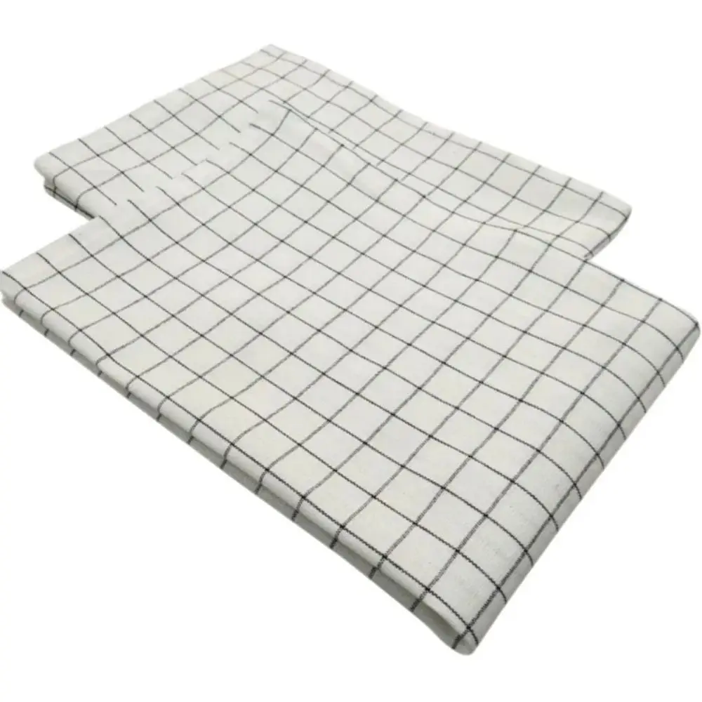 Tea Towel 40x60cm Kitchen Towel Cotton Printed Dish Cleaning Cloth Easy Wash Stripe Plaid Table Napkin Kitchen
