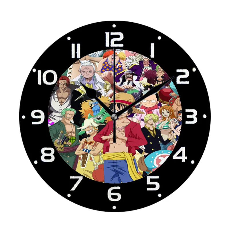 14inch One Piece Wall Clock Anime Chopper Luffy Modern Art