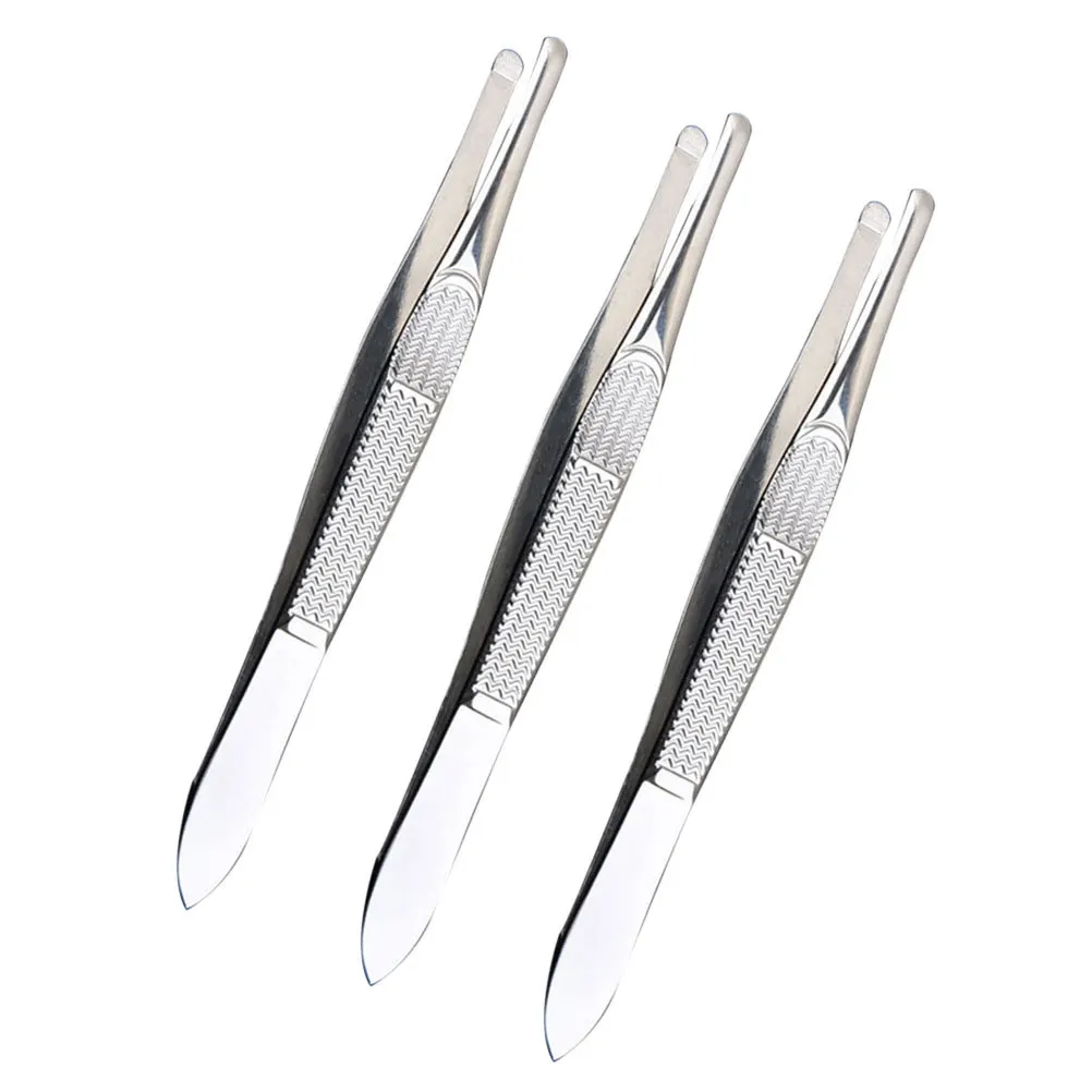 

3Pcs Eyebrow Tweezers Stainless Steel Precision Facial Hair Removal Tool for Women Ergonomic Design Gift for Mother's Day