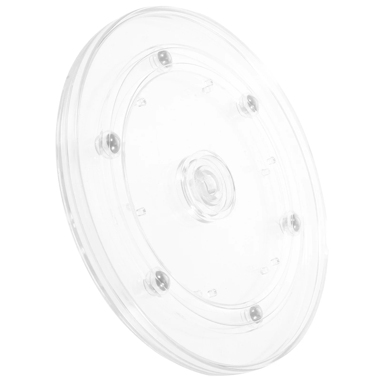 

6 Inches Rotation Turntable Transparent 360 Degree Base For Home Office Party Plastic Display Turntable Accessory Home