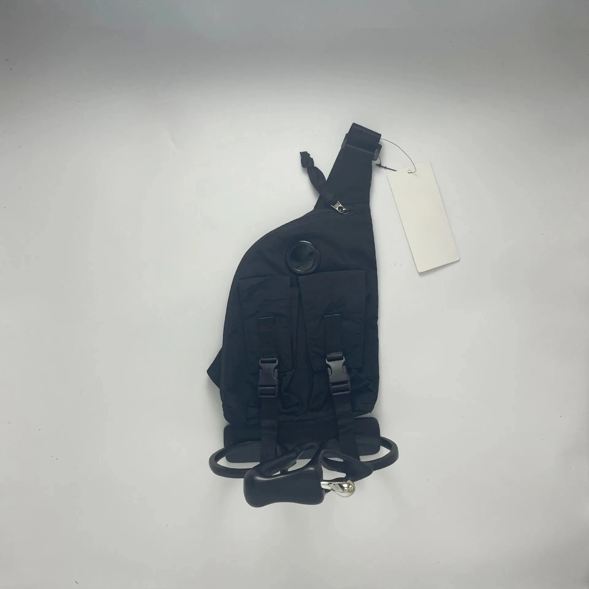 Estilo de diseñador herramientas funcionales personalizadas bolsos de pecho para hombres y mujeres CP moda ocio deportes mochila oblicua marea