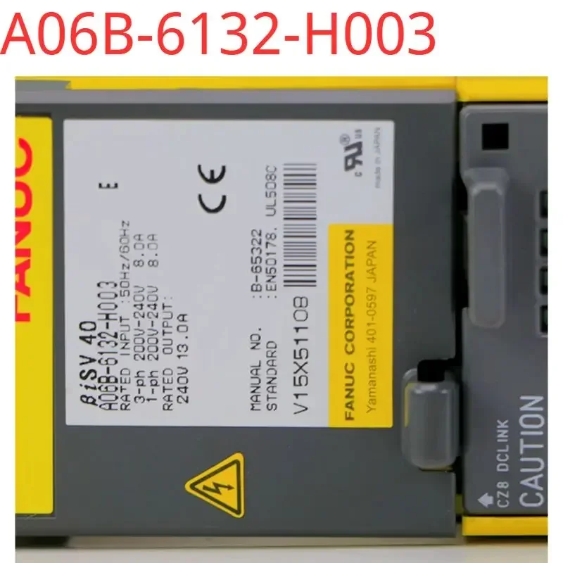 A06B-6132-H003 second-hand tested ok  Servo Drive in good Condition