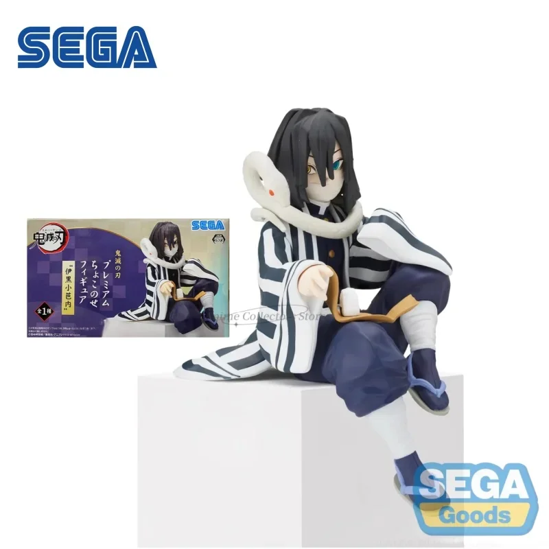 SEGA Demon Slayer Iguro Obanai Snake Pillar Pressed Instant Noodles Anime Character Model Toy Desktop Ornaments Gift