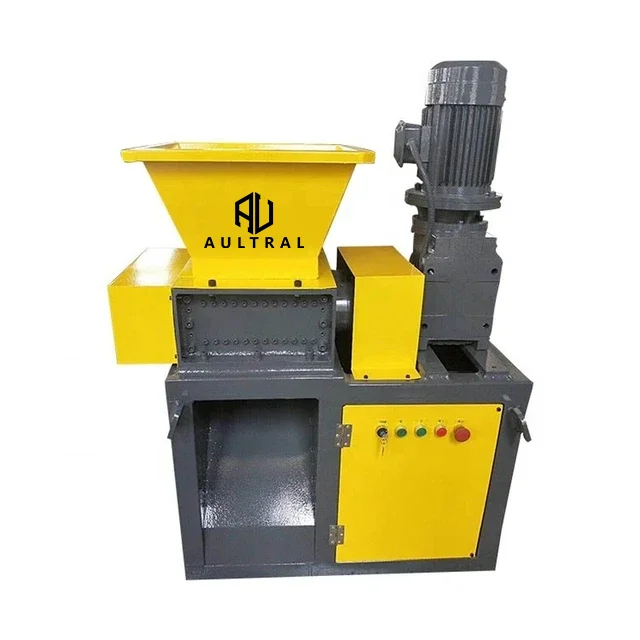 Solid Plastic Shredder Machine Small Industrial Cardboard PET Bottle Waste Mini Shredder Machine