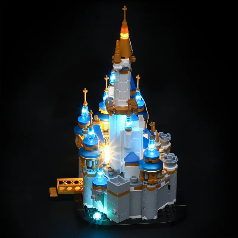 DIY LED Light Kit For LEGO 40478 Mini 50th Aniversary Castle Princess House (Only LED Light,Without Blocks Model)