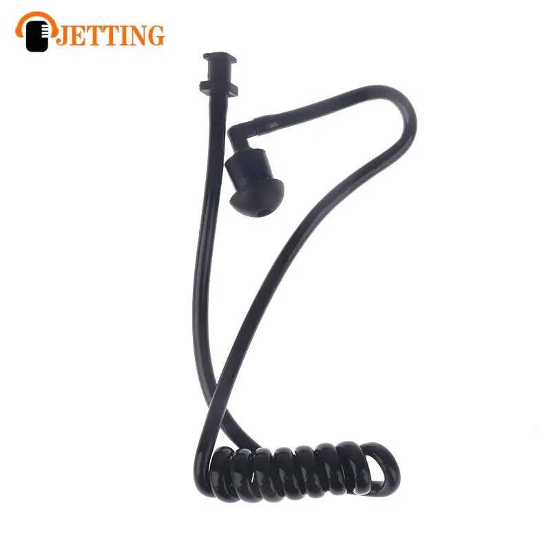 Spring Air Tube Replacement Walkie Talkie Earphone Coil Acoustic Air Tube Earplug Replacement For Radio Earpiece Headset New