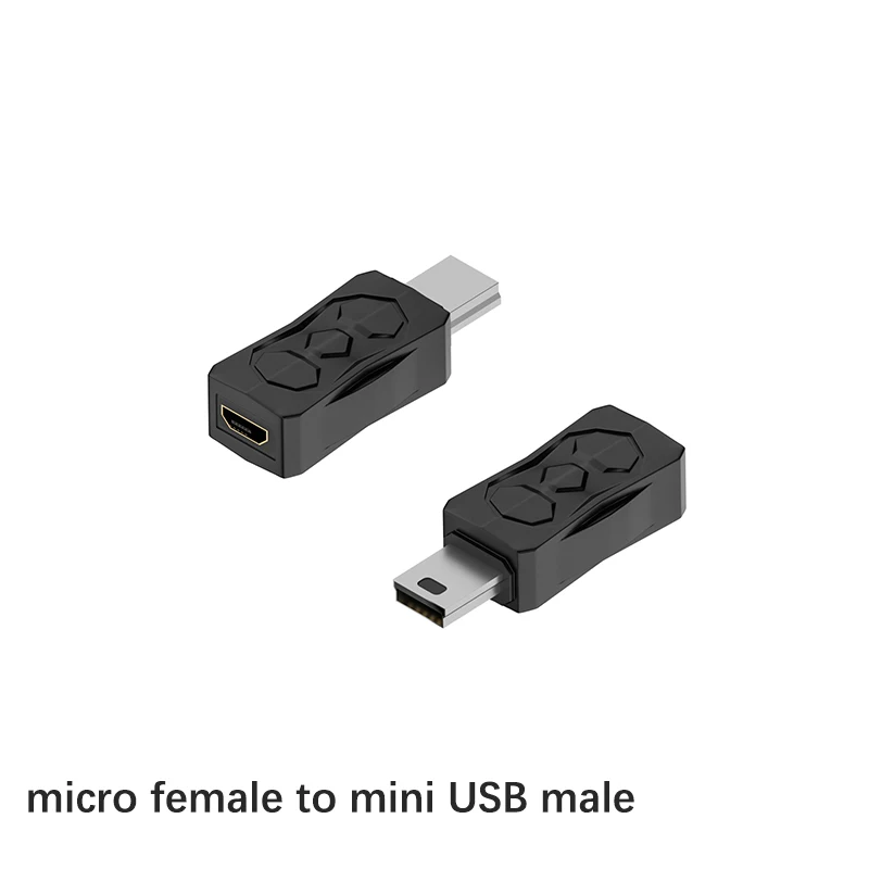 Usb To Micro USB Mini USB Adapter Two Way Converter Support Charging Data Sync 480Mbps Connector Two Way Adapter