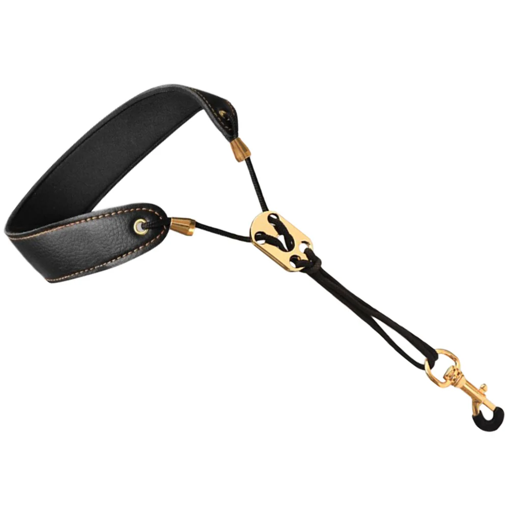 

Saxophone Strap Alto Lanyard Cushion Neck Shoulder Skin Straps Tenor Man Lanyardl