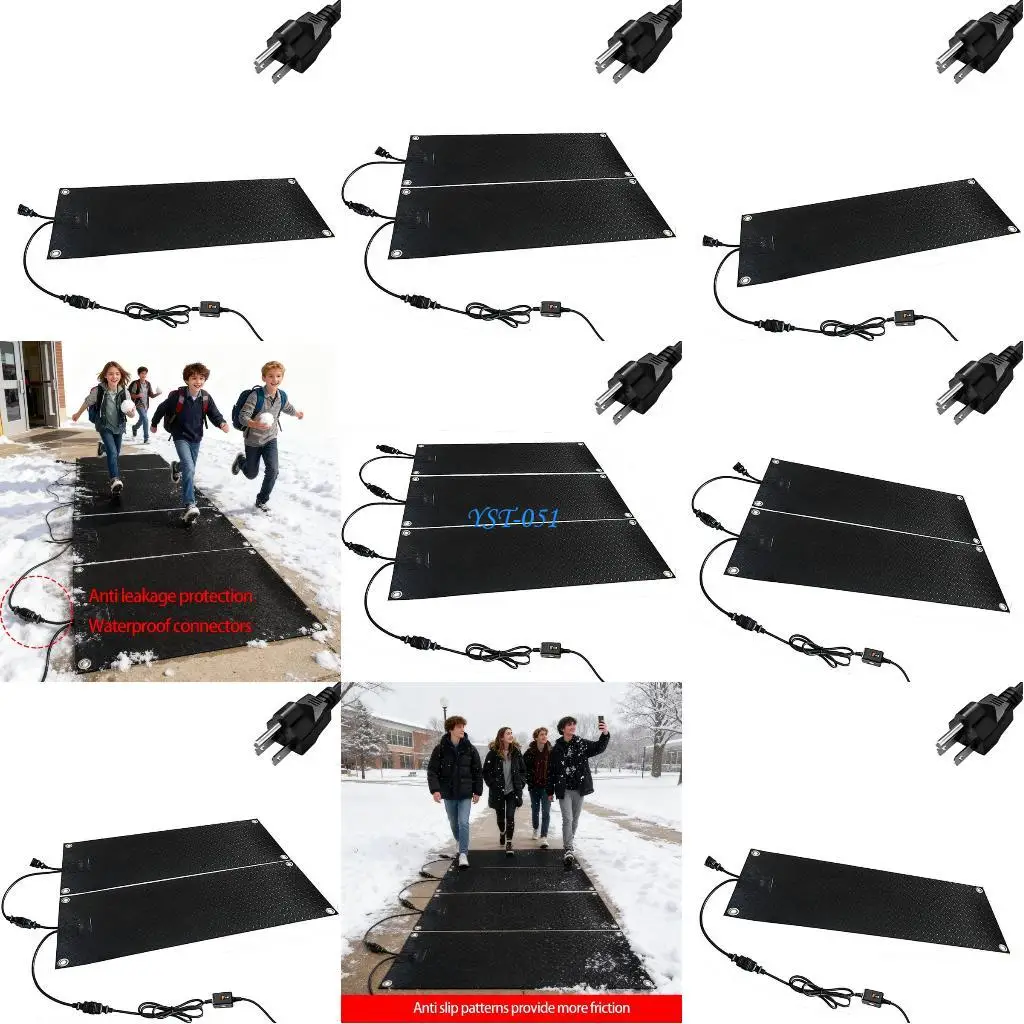 

E15A Efficient Deicing Mat 30x90cm 110V US Standard For Snow Complimentary Exteriors In Cold Conditions