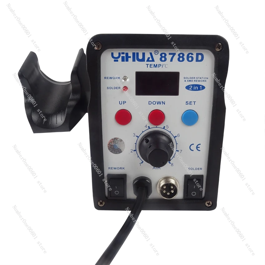 

1PC 8786D Welder with Gun and Soldering Iron Soldering Iron Holder Repair Machine Welding Machine 110V/220V