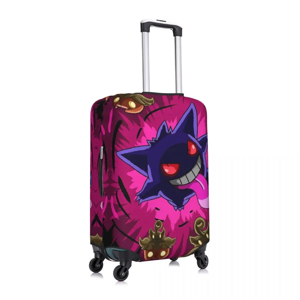 Gengar Pokemon Suitcase Cover Practical Business Protector Luggage Supplies Vacatio