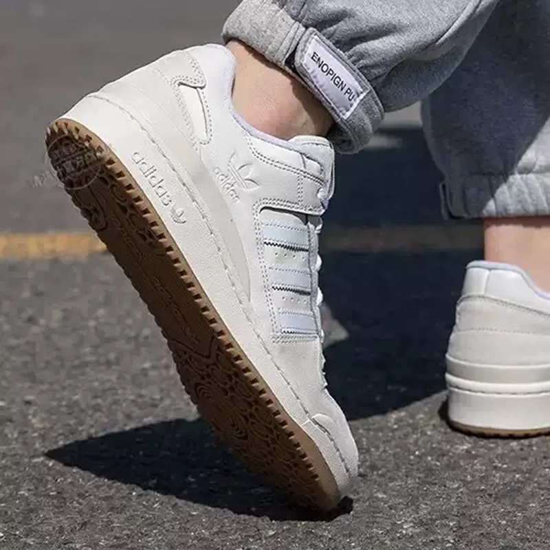 Adidas Clover Men's and Women's Shoes - New Low-Top Retro White Sneakers for Basketball - Couple's Board Shoes - ID6858