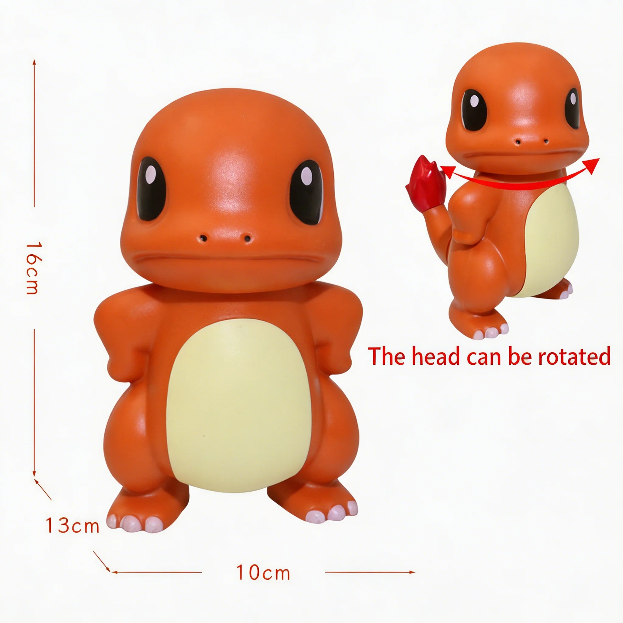 Pocket Monsters Bulbasaur Sammelfigur im Cartoon-Stil, niedliches handgefertigtes Modell, Wohnzimmer-Tischdekoration, Geschenk.