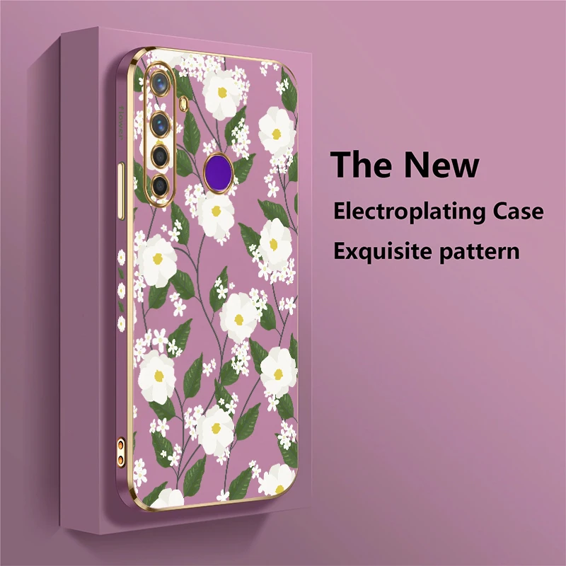 تصفيح سيليكون لينة جراب هاتف ل ممن لهم Realme V5 Q5 Q3i GT Neo 3 2 Pro X X7 Pro V25 V13 نوت 60 زهرة يترك غطاء طباعة