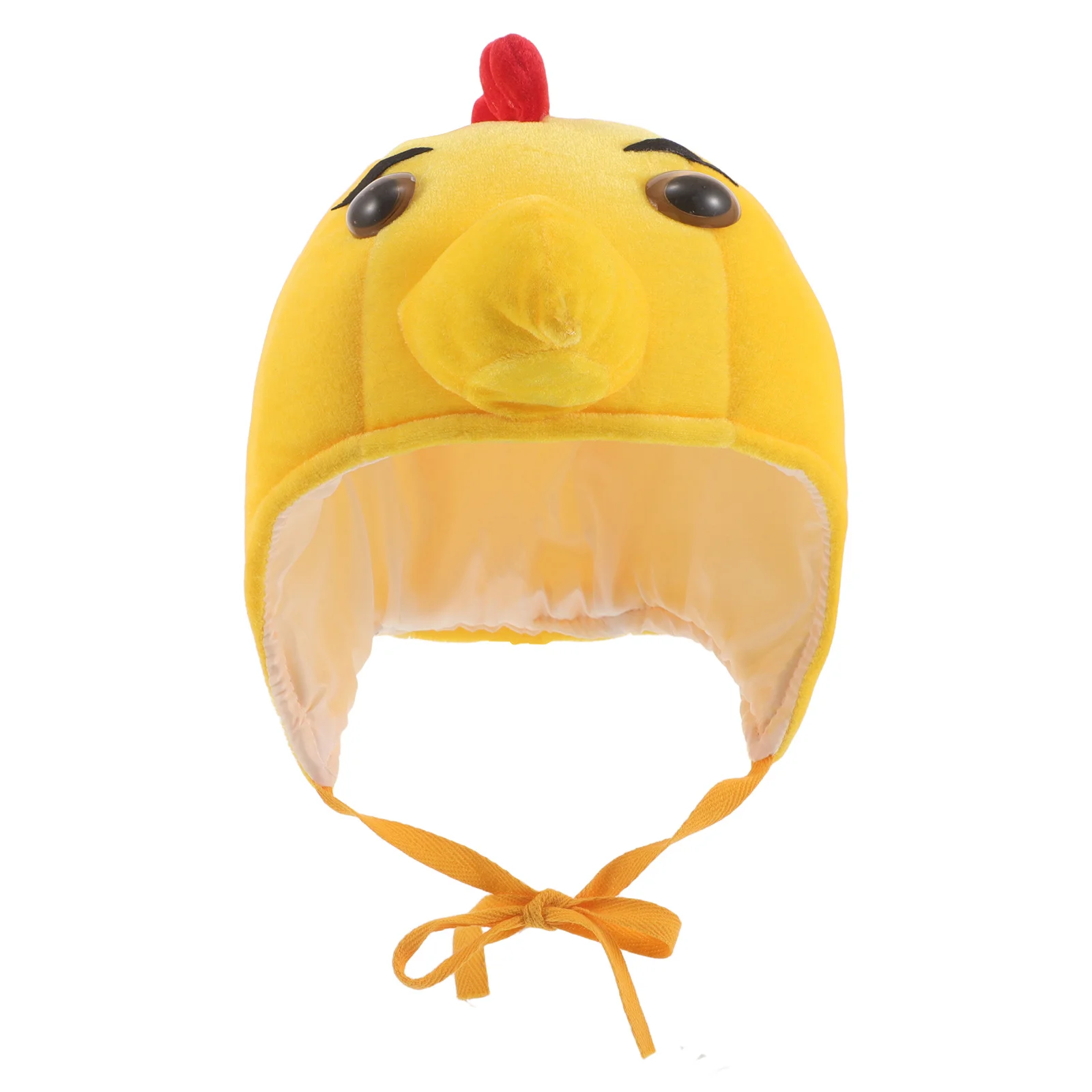 Cartoon Little Chick Headband Yellow Animal Hat For Christmas Carnival Party Cosplay Prop Costume Accessory