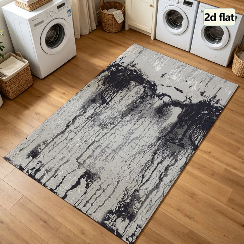 1 Piece Abstract Grunge Wood Texture Carpet, Soft and Comfortable, All Seasons, lightweight Easy to Maintain, Home Decor, Living Room, Bedroom, Entryway, for Autumn and Winter