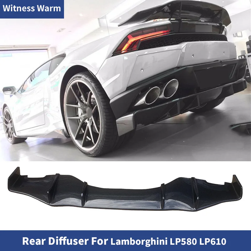 

Задний диффузор из углеродного волокна/FRP, спойлер, защита бампера, разветвители DMC Style для Lamborghini Huracan LP610, bodykit 2014-2020