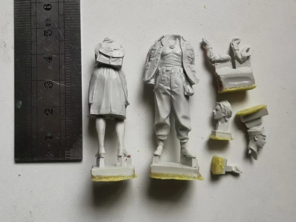 1/35 모델 키트 수지 키트 DRK 간호사 및 부상당한 1942-45