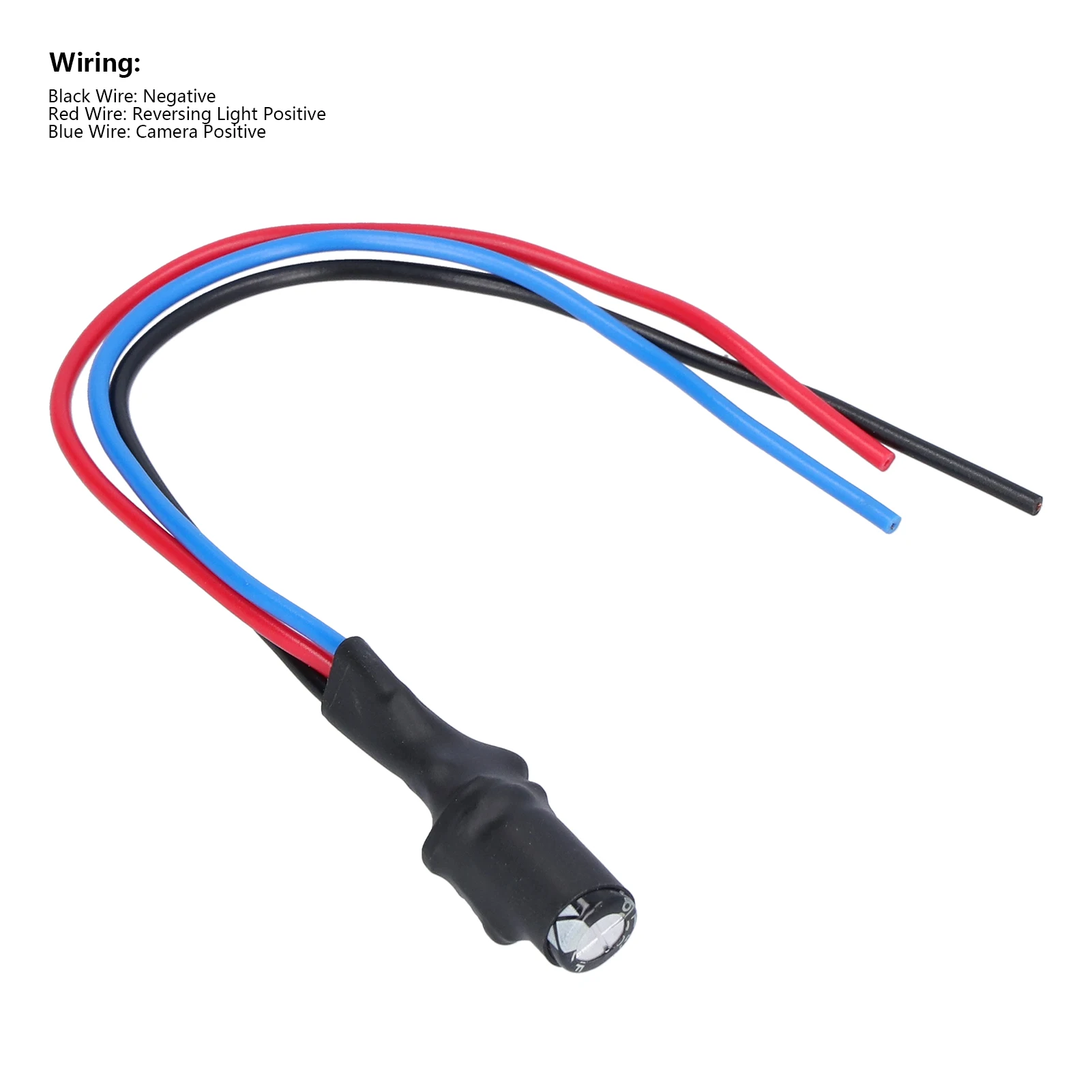 Capacitor Filter Cable Reverse Camera Signal Filter 12V Relay Capacitor Rectifier Cable for Germany/ Car Series