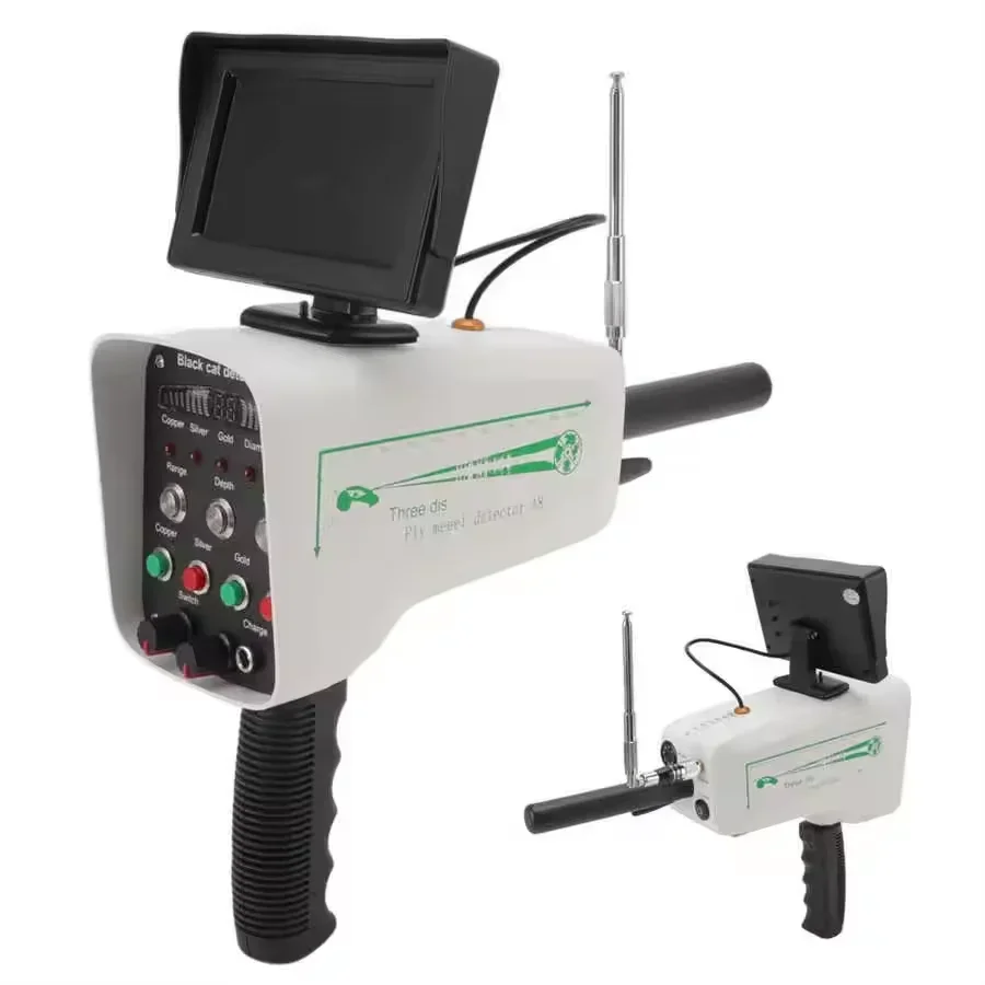 

A8 Industrial large screen 3D LCD remote gold, precious stone metal detector