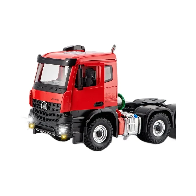 1:24 بيج بن أتانيا نصف مقطورة رئيس الصوت والضوء لعبة سيارة الجمود نموذج مجموعة متقدمة زخرفة نماذج السيارات #6