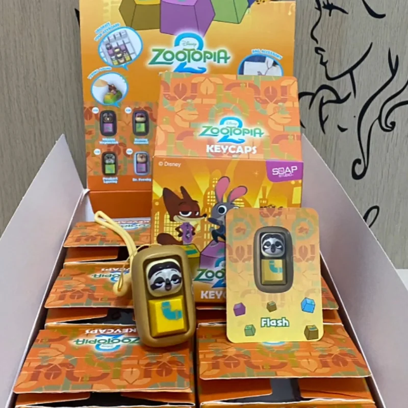 

Механические кейкапы ESC для клавиатуры Disney 2026 New Zootopia 2 с Ником и Джуди, лимитированная серия, декор для клавиатуры для фанатов