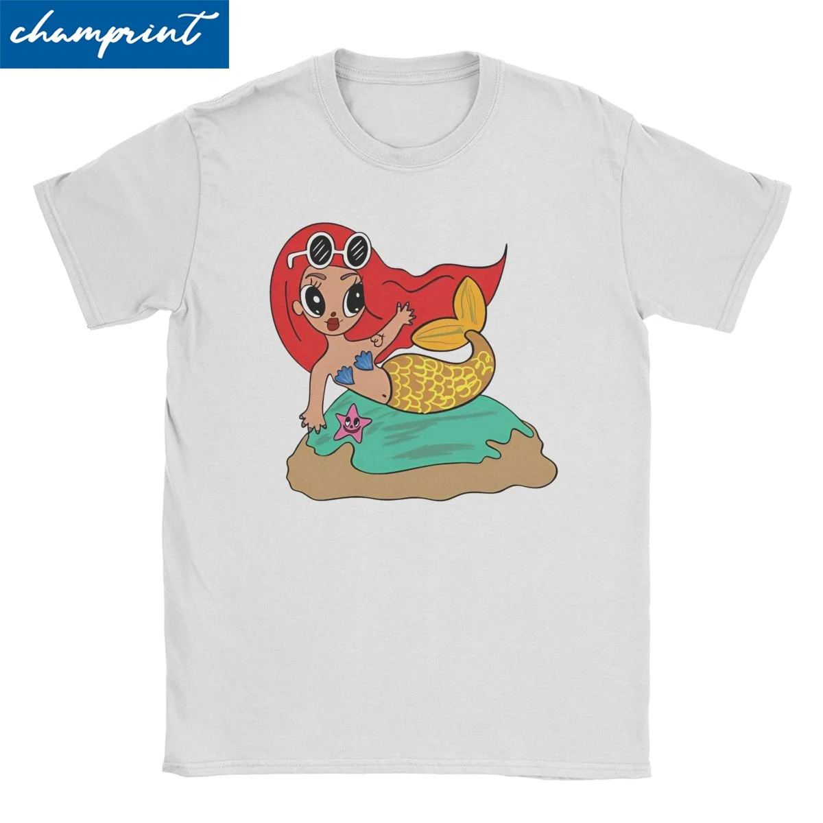 Мужские и женские футболки Karol G Sirenita, топы Reggaeton Music из 100% хлопка, повседневные футболки с коротким рукавом и круглым вырезом, футболки для подарка