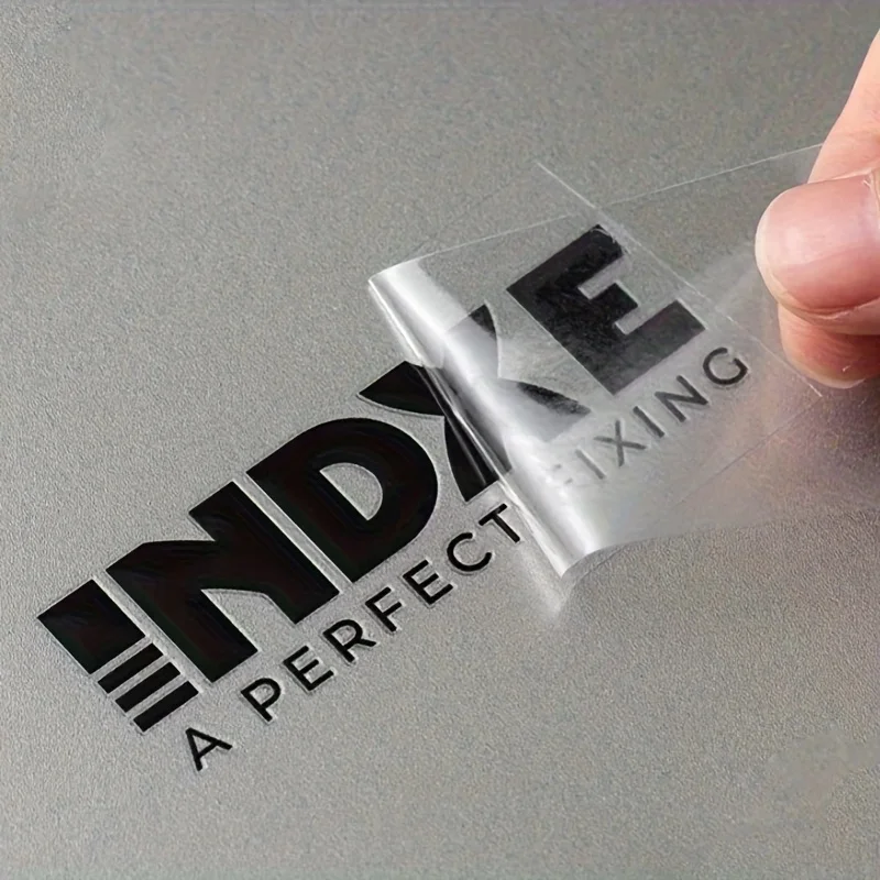 

100pcs Personalized Crystal Label Transfer Decals - High Quality Adhesive Stickers Custom Design for Small Business Use