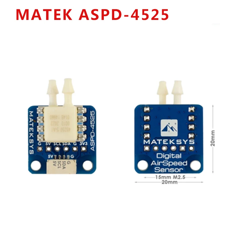 ASPD-4525 Plastic F4 F 722 765 Flight Control Airspeed Sensor Meter for RC Parts and Accs