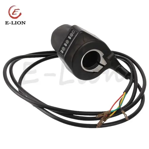 Imagen 2 del producto Mango recto para bicicleta eléctrica, conector de acelerador para scooter Eléctrico, mango de junta giratoria de media manija