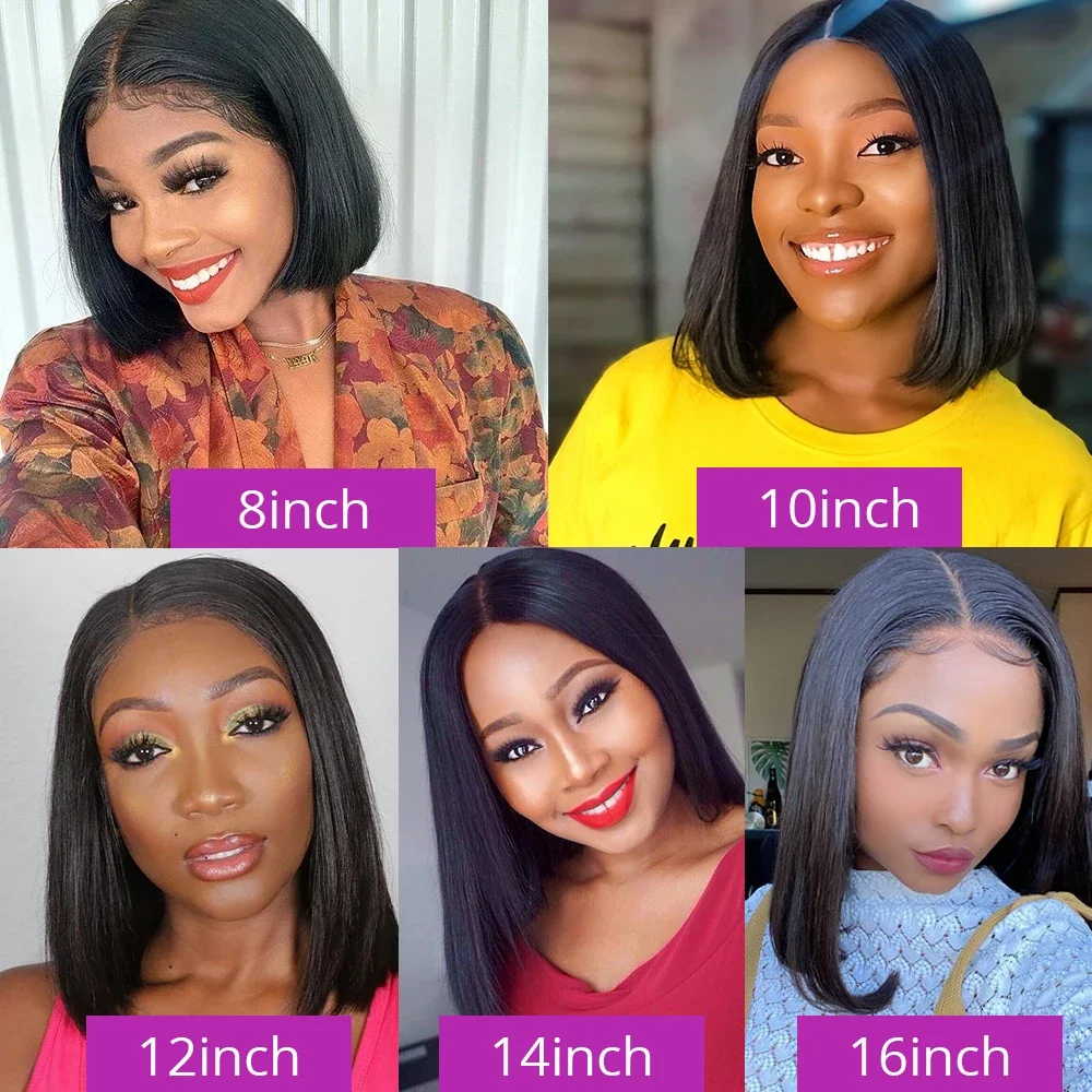 12A Malaysian Straight Bundles 100% Raw Human Hair Bundles Virgin Hair 1/3/4 PCS Bundles Short Straight Cheap Hair Extensions