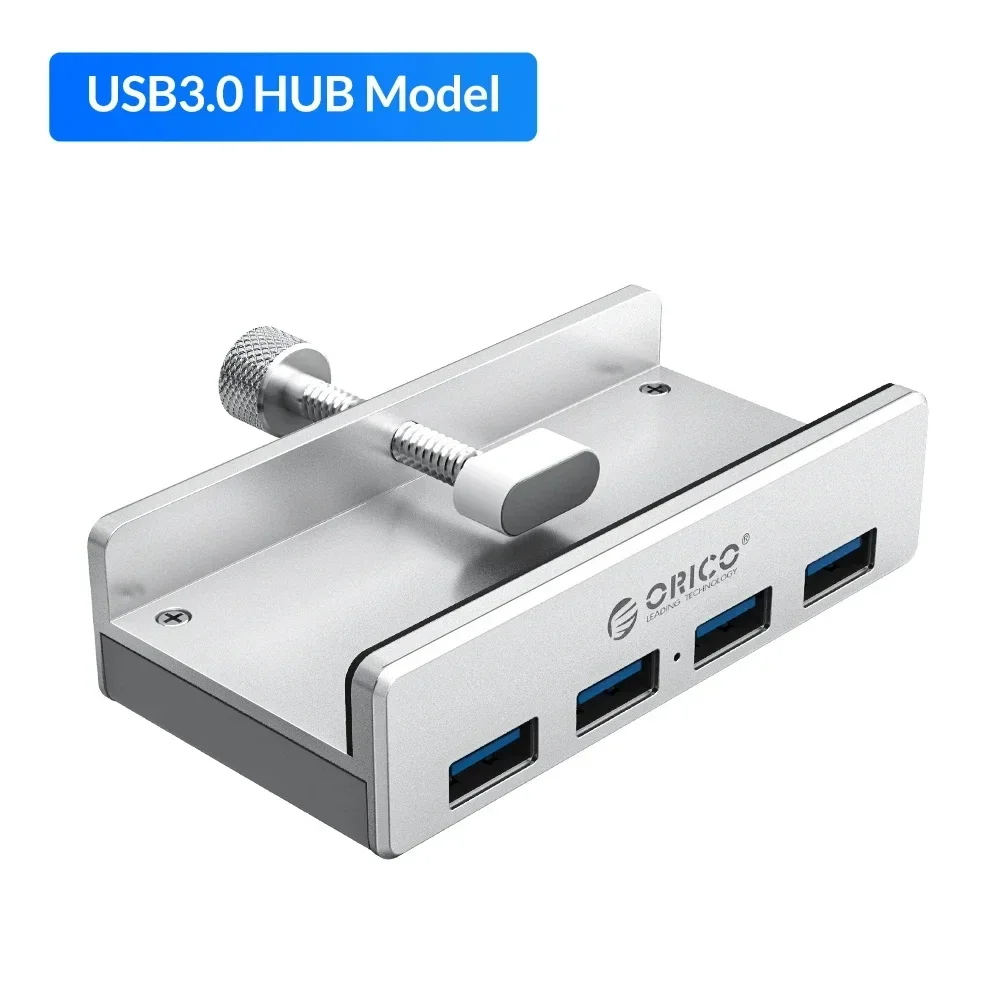ORICO USB-hub met stroomvoorziening, superhoge snelheid, USB 3.1, 5 Gbps en 10 Gbps, geschikt voor pc en laptop, met ondersteuning voor SD/TF-kaarten.
