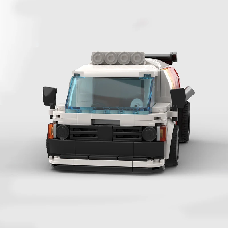 350 قطعة MOC 1982 Toyotaes HiAce مخصص "كارمين" مدينة أبطال سوبر سيارة اللبنات عيد ميلاد DIY بها بنفسك الكبار عيد الميلاد لعبة هدية