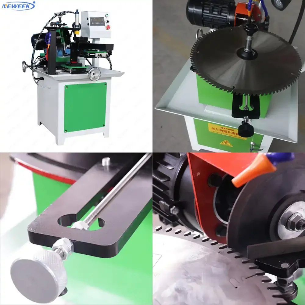 NEWEEK Circular Carbide Water Cycle Left and Right Teeth Sharpening Machine for Saw Blades Automatic Grinder Grinding Machine