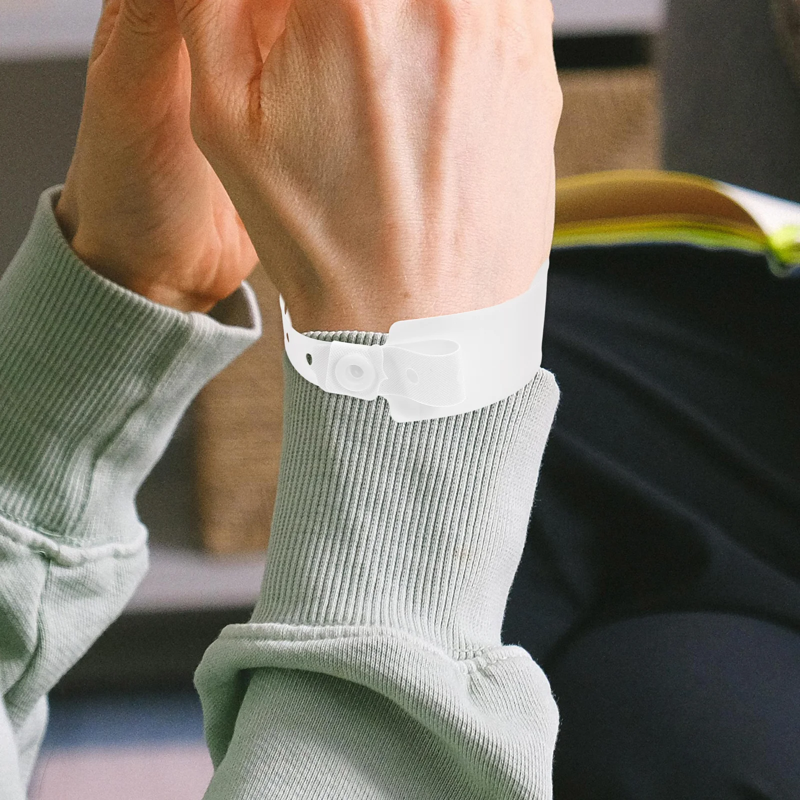 

100 шт. водонепроницаемых одноразовых идентификационных браслетов для отслеживания пациентов в больнице, медицинские браслеты