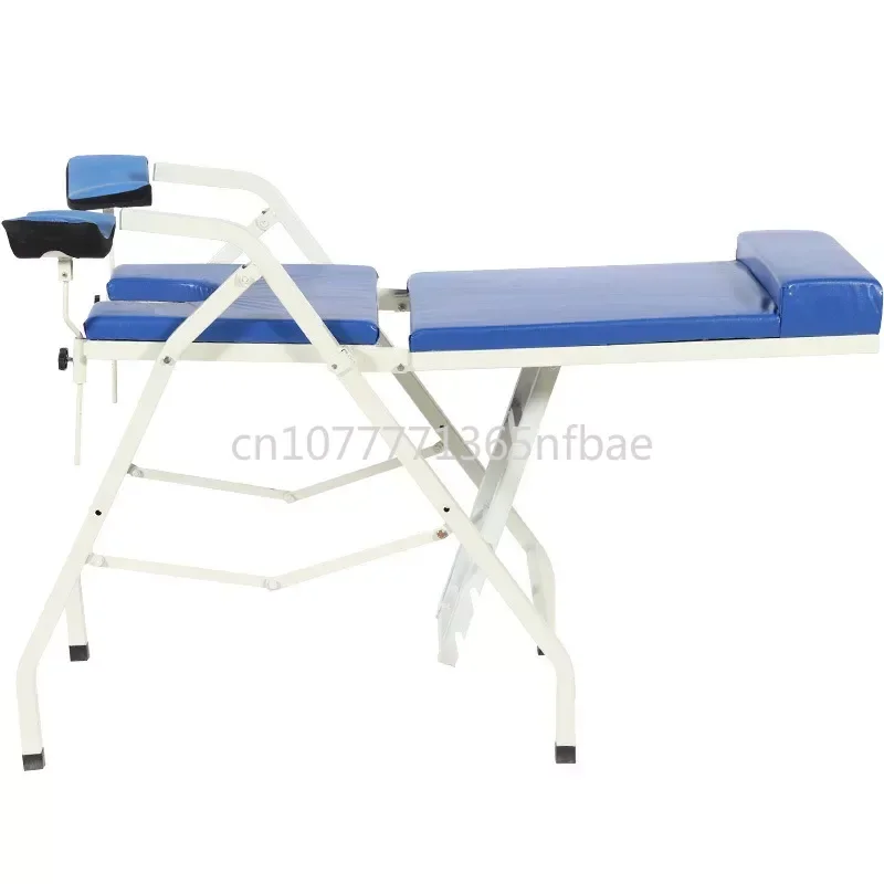 

Obstetric Examination Table，Low Carbon Square Steel Material Folding Gynecology Examination Bed