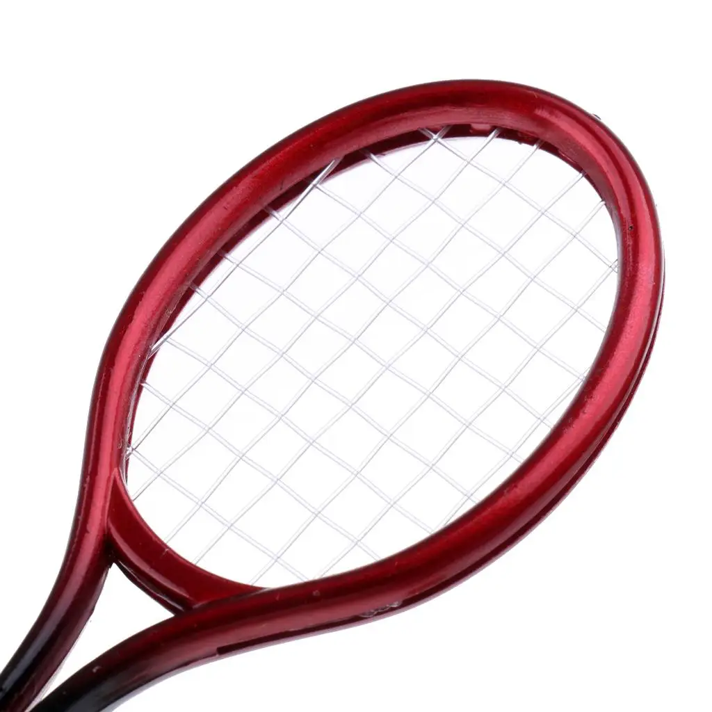 Tennis Key Ring Resin Racket Ball Accessory Mini Model for Bag Decor Souvenir for Tennis Lovers