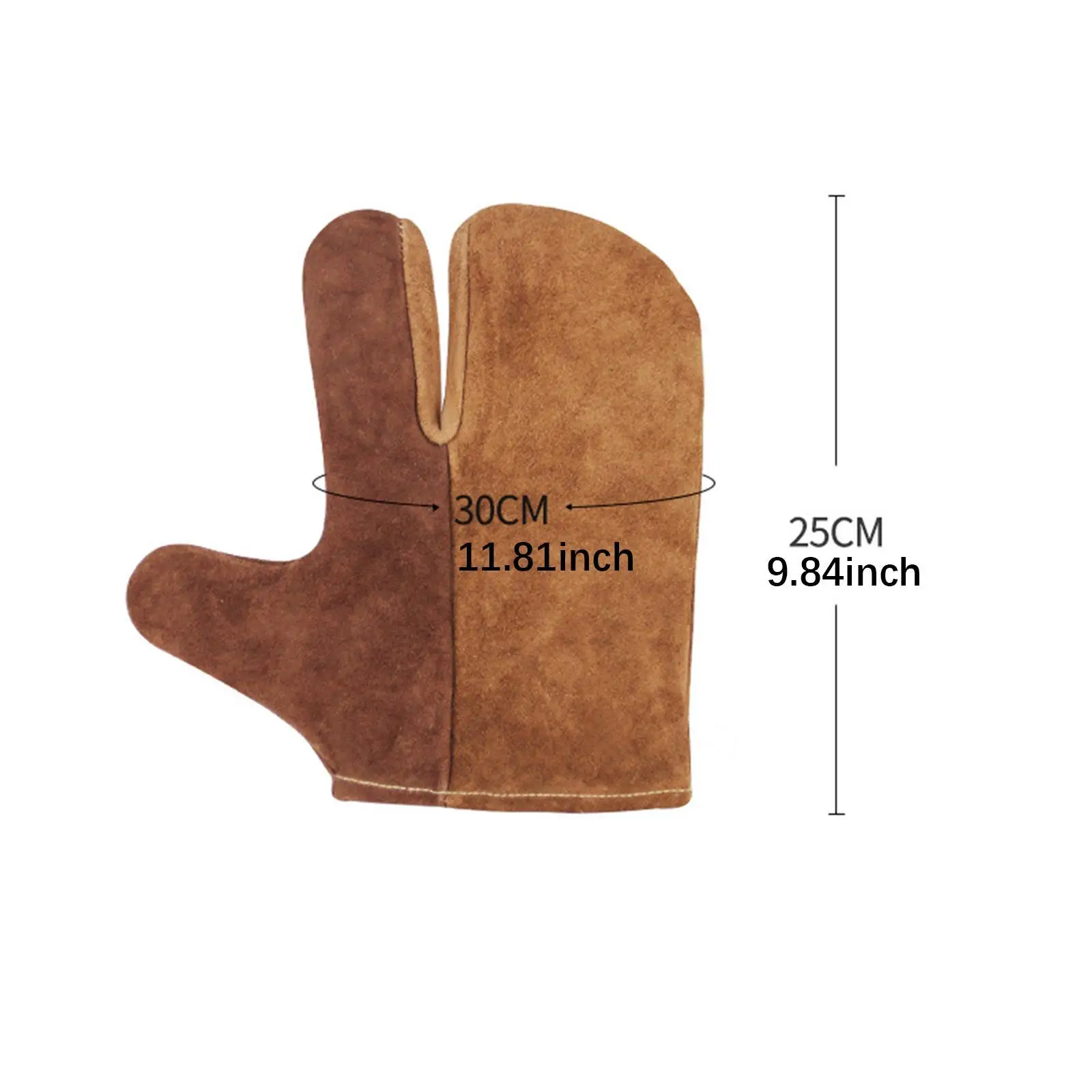 Fireplace Gloves Anti Spark Heat Resistant for Camping Gardening Grill