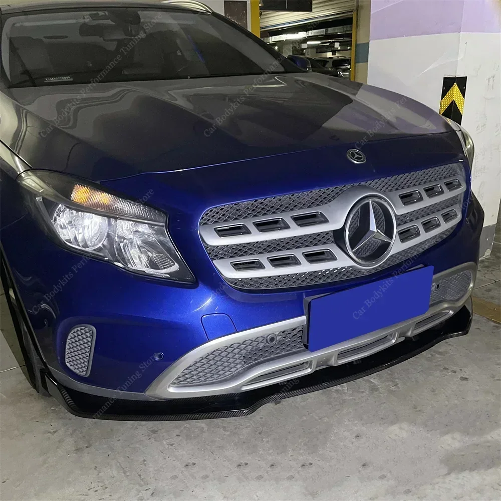 

Front Bumper Lip Spoiler Splitter Diffuser For Mercedes GLA X156 GLA200 GLA220d GLA250 Facelift 2015-2019 Bodykits Tuning
