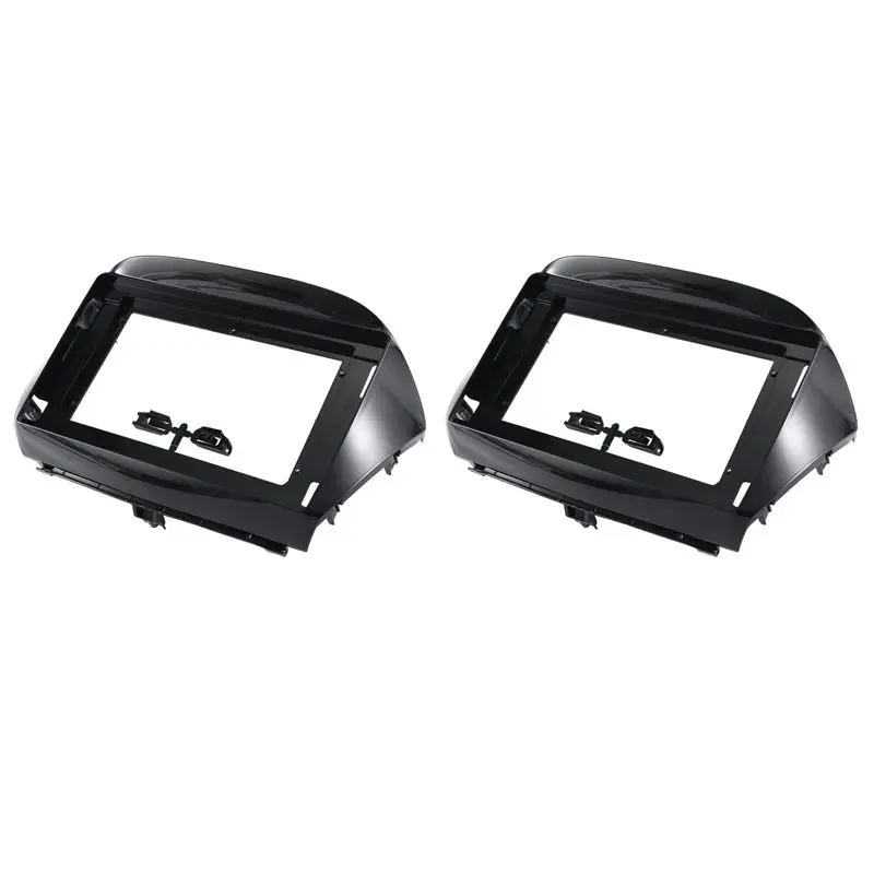 2Pcs 10.1 INCH GPS Navigation Frame Stereo DVD Player Install Surround Panel Radio Face Bezel For Honda FR-V 2004-2009